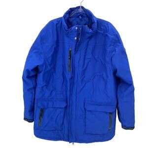 PORT AUTHORITY Jacket Blue Heavy Synthetic Insulation Smith Snow Parka Men's M
